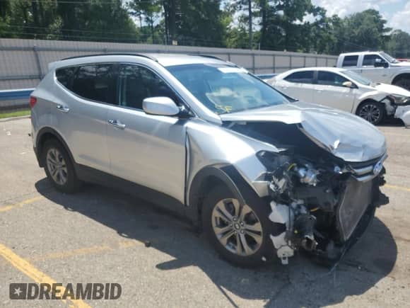 2016 Hyundai Santa Fe with VIN 5XYZU3LB4GG327676, listed as a Copart auction lot 67246265 with 79,237 mi miles and Salvage title. Bid and sale history available at DreamBid. Image 4.
