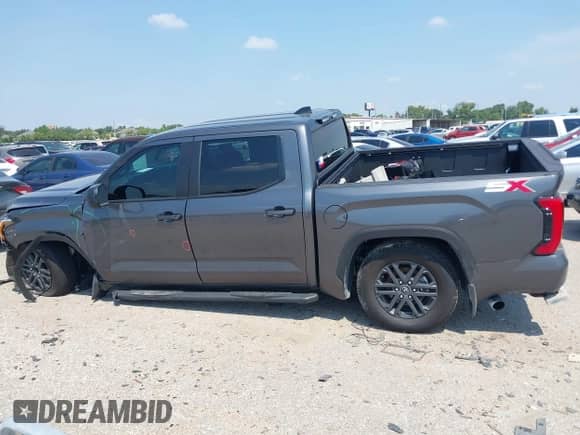 2025 Toyota Tundra SR with VIN 5TFLA5AB2SX048486, listed as a IAAI auction lot 43037169 with 4,902 mi miles and . Bid and sale history available at DreamBid. Image 14.