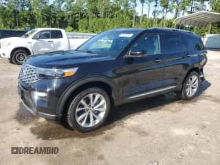 2023 Ford Explorer Platinum with VIN 1FM5K8HC4PGA28992, listed as a Copart auction lot 70329745 with 24,557 mi miles and Salvage title. Bid and sale history available at DreamBid. Image 1.