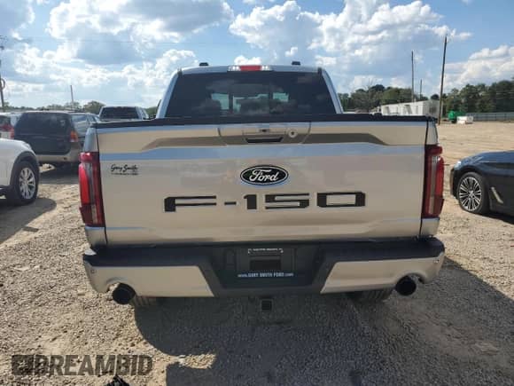 2024 Ford F-150 Lariat with VIN 1FTFW5L52RFC07819, listed as a Copart auction lot 84196965 with 11,287 mi miles and Salvage title. Bid and sale history available at DreamBid. Image 6.