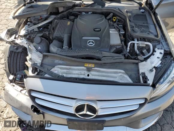 2015 Mercedes-Benz C 300 with VIN 55SWF4JB3FU070892, listed as a Copart auction lot 80575965 with 148,458 mi miles and Salvage title. Bid and sale history available at DreamBid. Image 11.