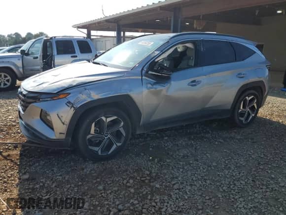 2024 Hyundai Tucson Limited with VIN 5NMJE3DE6RH350386, listed as a Copart auction lot 69359255 with 56,896 mi miles and Salvage title. Bid and sale history available at DreamBid. Image 1.