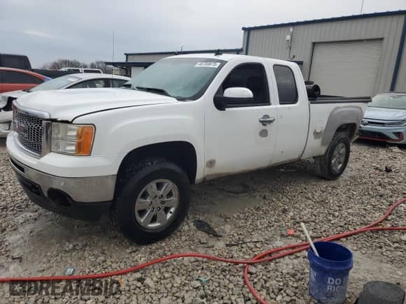 2011 GMC Sierra 1500 SLT z VIN 1GTR2WE36BZ323958, wystawiony jako Copart lot #46793875 z przebiegiem 187 829 mil mil oraz Czysty tytuł • Clean title. Historia ofert i sprzedaży dostępna na DreamBid. Obrazek 1.