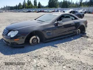 2003 Mercedes-Benz SL 55/63 AMG with VIN WDBSK74F93F054925, listed as a Copart auction lot 64091275 with Not provided miles and Salvage title. Bid and sale history available at DreamBid. Image 1.