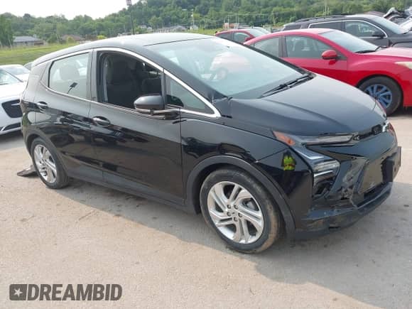 2023 Chevrolet Bolt EV 1LT with VIN 1G1FW6S0XP4140142, listed as a IAAI auction lot 42353165 with 30,244 mi miles and . Bid and sale history available at DreamBid. Image 1.