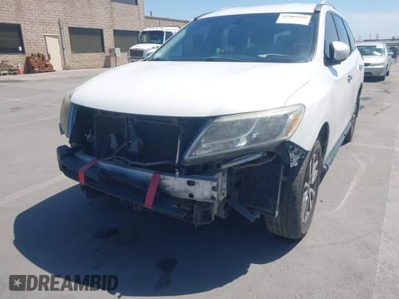 2013 Nissan Pathfinder SV with VIN 5N1AR2MN2DC657541, listed as a IAAI auction lot 41905930 with 311,578 mi miles and . Bid and sale history available at DreamBid. Image 6.