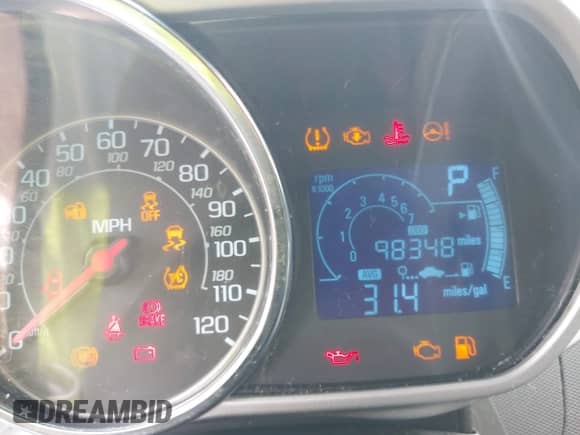 2015 Chevrolet Spark LS with VIN KL8CB6S91FC734099, listed as a IAAI auction lot 42778464 with 98,348 mi miles and . Bid and sale history available at DreamBid. Image 7.