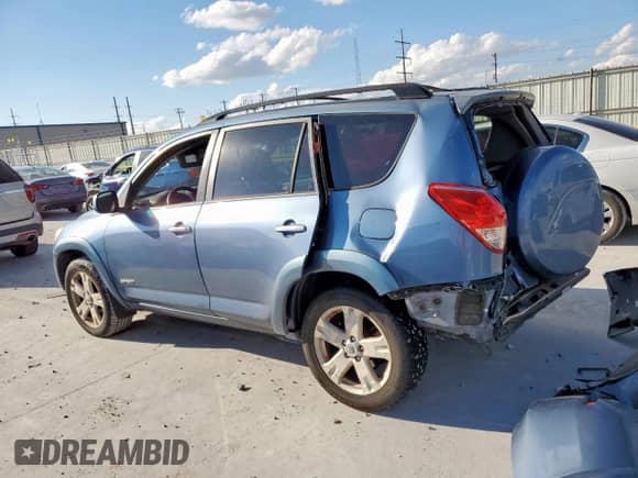 2007 Toyota RAV4 Sport with VIN JTMZD32V675052025, listed as a Copart auction lot 83964555 with 184,511 mi miles and Salvage title. Bid and sale history available at DreamBid. Image 2.