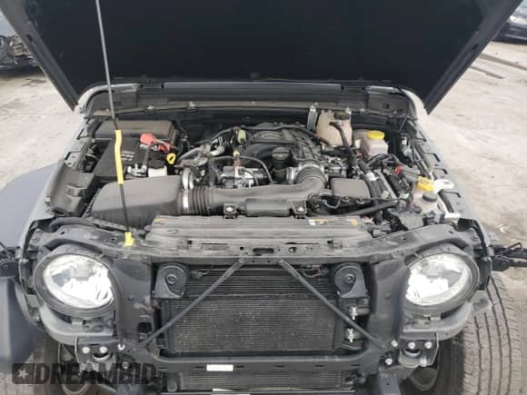 2023 Jeep Wrangler Willys with VIN 1C4HJXDGXPW545601, listed as a Copart auction lot 50020905 with 19,115 mi miles and Salvage title. Bid and sale history available at DreamBid. Image 12.