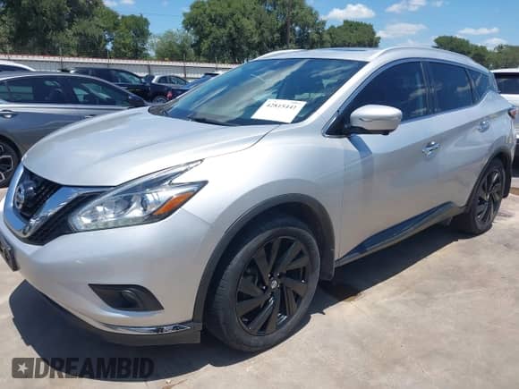 2017 Nissan Murano Platinum with VIN 5N1AZ2MH4HN111389, listed as a IAAI auction lot 42815441 with 148,232 mi miles and . Bid and sale history available at DreamBid. Image 18.