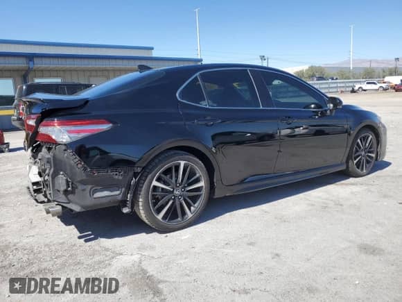 2019 Toyota Camry XSE z VIN 4T1BZ1HK6KU021727, wystawiony jako Copart lot #81273135 z przebiegiem 77 272 mil mil oraz Szkoda całkowita • Salvage title. Historia ofert i sprzedaży dostępna na DreamBid. Obrazek 3.