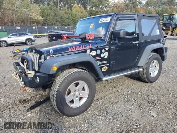 2012 Jeep Wrangler Sport with VIN 1C4AJWAG4CL237299, listed as a Copart auction lot 82743155 with 226,287 mi miles and Clean title. Bid and sale history available at DreamBid. Image 1.