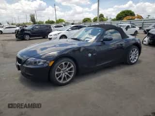 2007 BMW Z4 3.0i with VIN 4USBU33597LW70011, listed as a Copart auction lot 57852995 with 64,198 mi miles and Salvage title. Bid and sale history available at DreamBid. Image 1.