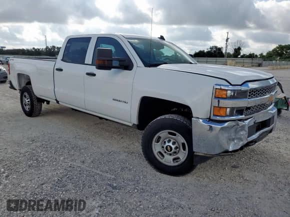 2019 Chevrolet Silverado 2500HD Work Truck z VIN 1GC1KREG8KF268318, wystawiony jako Copart lot #63873535 z przebiegiem 50 088 mil mil oraz Szkoda całkowita • Salvage title. Historia ofert i sprzedaży dostępna na DreamBid. Obrazek 4.