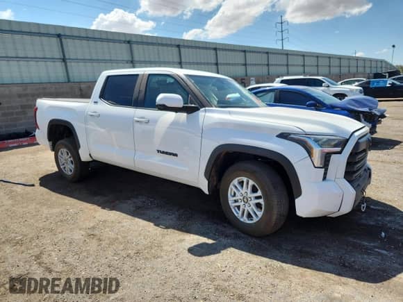 2025 Toyota Tundra SR with VIN 5TFLA5DB9SX315019, listed as a Copart auction lot 69427205 with Not provided miles and Salvage title. Bid and sale history available at DreamBid. Image 4.