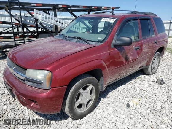 2007 Chevrolet TrailBlazer LS with VIN 1GNDS13S072239553, listed as a Copart auction lot 60242974 with 130,542 mi miles and Salvage title. Bid and sale history available at DreamBid. Image 1.