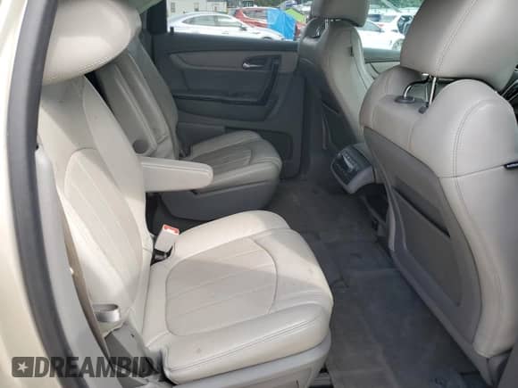 2014 Chevrolet Traverse LTZ с VIN 1GNKRJKD0EJ133998, выставлен на аукционе Copart как лот 80366065 с пробегом Не указан миль и Списание • Salvage title. История ставок и продаж доступна на DreamBid. Изображение 11.