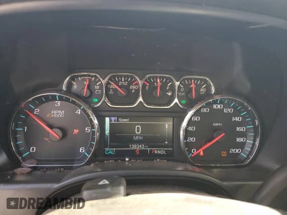 2018 Chevrolet Silverado 1500 LT with VIN 3GCUKREH8JG334594, listed as a Copart auction lot 56954305 with 138,343 mi miles and Salvage title. Bid and sale history available at DreamBid. Image 9.