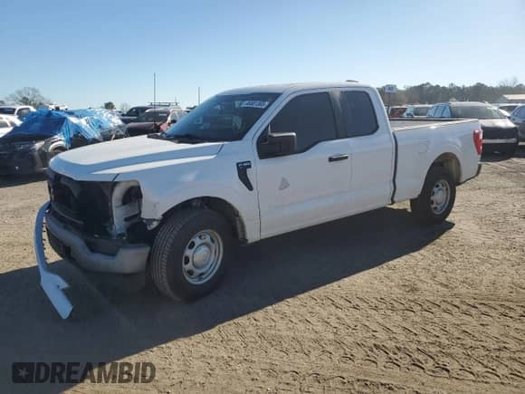 2021 Ford F-150 XLT with VIN 1FTEX1C5XMKE21457, listed as a Copart auction lot 46881365 with 73,669 mi miles and Non repairable. Bid and sale history available at DreamBid. Image 1.