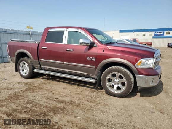 2017 Ram 1500 Laramie with VIN 1C6RR7NM6HS873860, listed as a Copart auction lot 59156475 with 102,443 mi miles and Clean title. Bid and sale history available at DreamBid. Image 4.