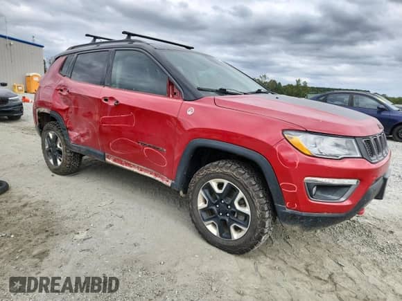 2018 Jeep Compass Trailhawk с VIN 3C4NJDDB5JT408813, выставлен на аукционе Copart как лот 82183765 с пробегом 102 305 миль миль и Списание • Salvage title. История ставок и продаж доступна на DreamBid. Изображение 4.