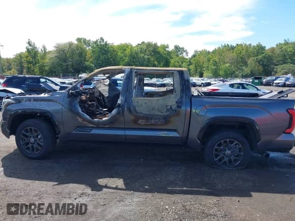 2024 Toyota Tundra Platinum with VIN 5TFNA5DB6RX231615, listed as a IAAI auction lot 43170256 with Not provided miles and . Bid and sale history available at DreamBid. Image 6.