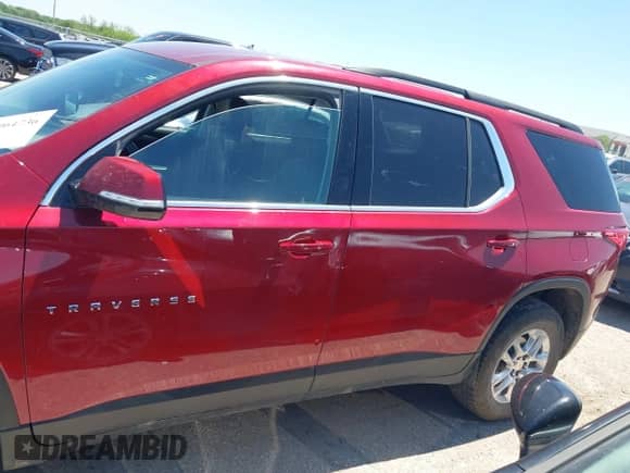 2019 Chevrolet Traverse LT z VIN 1GNEVHKW3KJ159672, wystawiony jako IAAI lot #42064736 z przebiegiem 82 809 mil mil oraz . Historia ofert i sprzedaży dostępna na DreamBid. Obrazek 14.