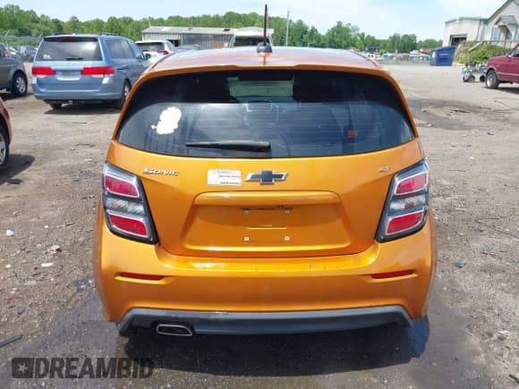 2018 Chevrolet Sonic LT with VIN 1G1JD6SH9J4134586, listed as a IAAI auction lot 42285934 with 106,396 mi miles and . Bid and sale history available at DreamBid. Image 16.