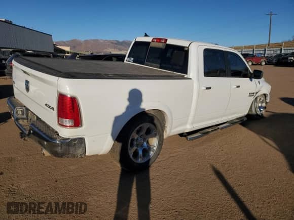 2017 Ram 1500 Laramie с VIN 1C6RR7VT0HS854941, выставлен на аукционе Copart как лот 80958574 с пробегом 91 917 миль миль и Списание • Salvage title. История ставок и продаж доступна на DreamBid. Изображение 3.