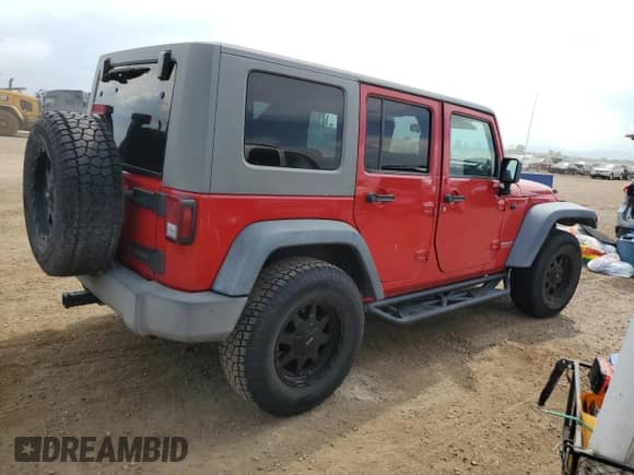 2008 Jeep Wrangler Unlimited Rubicon with VIN 1J4GA69158L655186, listed as a Copart auction lot 64682765 with 150,833 mi miles and Salvage title. Bid and sale history available at DreamBid. Image 3.