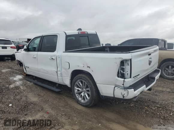 2024 Ram 1500 Laramie с VIN 1C6RREJTXRN122648, выставлен на аукционе Copart как лот 44532315 с пробегом 12 096 миль миль и Списание • Salvage title. История ставок и продаж доступна на DreamBid. Изображение 2.