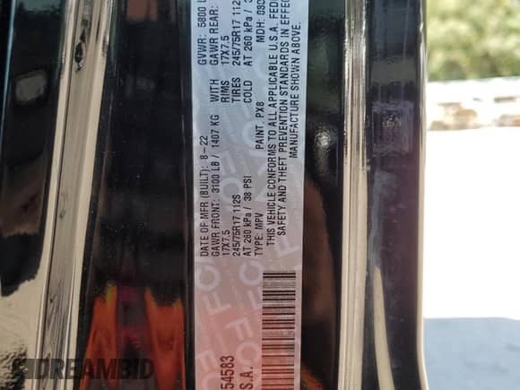 2022 Jeep Wrangler Unlimited Willys с VIN 1C4HJXDMXNW254583, выставлен на аукционе Copart как лот 70820684 с пробегом 42 931 миль миль и Списание • Salvage title. История ставок и продаж доступна на DreamBid. Изображение 16.