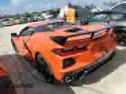 2020 Chevrolet Corvette 3LT with VIN 1G1Y83D40L5111321, listed as a Copart auction lot 77234354 with Not provided miles and Salvage title. Bid and sale history available at DreamBid. Image 2.