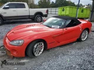 2005 Dodge Viper SRT-10 with VIN 1B3JZ65Z55V501921, listed as a Copart auction lot 72380983 with 36,681 mi miles and Salvage title. Bid and sale history available at DreamBid. Image 1.