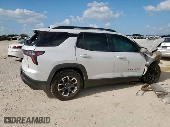 2025 Chevrolet Equinox AWD ACTIV with VIN 3GNAXSEG3SL165412, listed as a Copart auction lot 64461615 with Not provided miles and Non repairable. Bid and sale history available at DreamBid. Image 3.