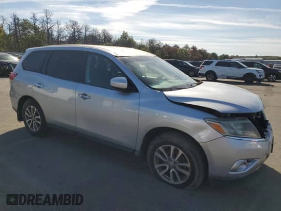 2013 Nissan Pathfinder S с VIN 5N1AR2MM3DC657622, выставлен на аукционе Copart как лот 84647265 с пробегом 107 879 миль миль и Списание • Salvage title. История ставок и продаж доступна на DreamBid. Изображение 4.