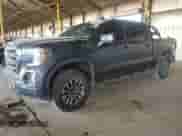 2020 GMC Sierra 1500 AT4 with VIN 3GTU9EET1LG281491, listed as a Copart auction lot 74502344 with 95,814 mi miles and Salvage title. Bid and sale history available at DreamBid. Image 1.