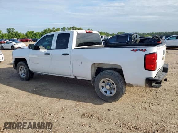 2019 Chevrolet Silverado 1500 Work Truck z VIN 2GCVKNEC5K1159829, wystawiony jako Copart lot #62343625 z przebiegiem 80 307 mil mil oraz Szkoda całkowita • Salvage title. Historia ofert i sprzedaży dostępna na DreamBid. Obrazek 2.