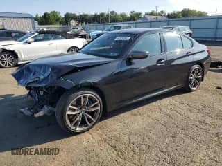 2022 BMW 3 Series M340i xDrive with VIN 3MW5U9J03N8C37069, listed as a Copart auction lot 67814545 with 35,756 mi miles and Salvage title. Bid and sale history available at DreamBid. Image 1.