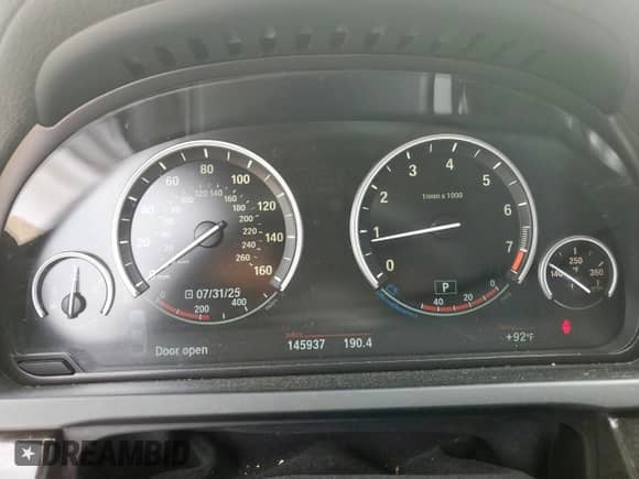 2013 BMW 7 Series 740Li with VIN WBAYE4C54DD137442, listed as a Copart auction lot 67275235 with 145,937 mi miles and Clean title. Bid and sale history available at DreamBid. Image 9.
