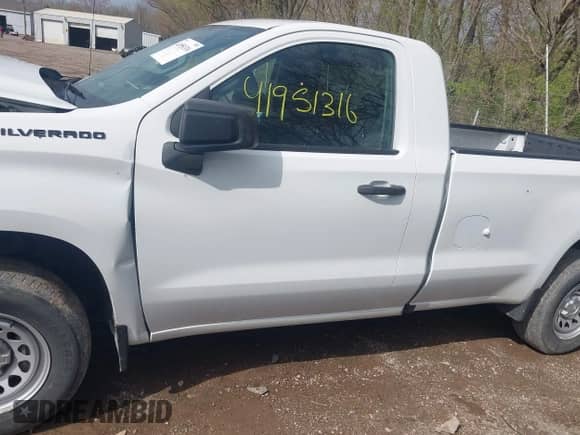2022 Chevrolet Silverado 1500 Work Truck with VIN 3GCNYAEK3NG214966, listed as a IAAI auction lot 41951316 with 56,666 mi miles and . Bid and sale history available at DreamBid. Image 14.