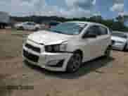 2015 Chevrolet Sonic RS with VIN 1G1JG6SB3F4179355, listed as a Copart auction lot 58228095 with 172,384 mi miles and Salvage title. Bid and sale history available at DreamBid. Image 1.