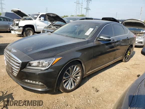 2016 Hyundai Genesis 3.8L с VIN KMHGN4JE4GU129097, выставлен на аукционе Copart как лот 67095095 с пробегом 104 347 миль миль и Списание • Salvage title. История ставок и продаж доступна на DreamBid. Изображение 1.