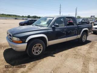 2003 Dodge Dakota SLT with VIN 1D7HL48N93S114465, listed as a Copart auction lot 60556575 with 218,600 mi miles and Clean title. Bid and sale history available at DreamBid. Image 1.