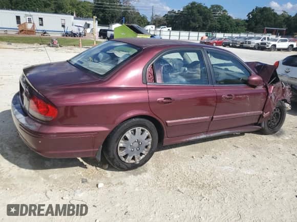 2003 Hyundai Sonata with VIN KMHWF25S73A716418, listed as a Copart auction lot 72783504 with 118,206 mi miles and Salvage title. Bid and sale history available at DreamBid. Image 3.