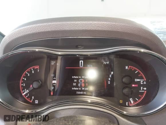 2020 Dodge Durango GT with VIN 1C4RDJDG7LC131857, listed as a IAAI auction lot 41265317 with 72,549 mi miles and . Bid and sale history available at DreamBid. Image 7.
