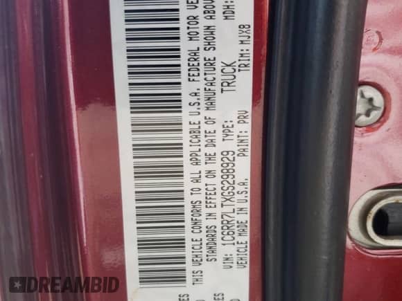 2016 Ram 1500 SLT с VIN 1C6RR7LTXGS298929, выставлен на аукционе Copart как лот 70041584 с пробегом 74 284 миль миль и Списание • Salvage title. История ставок и продаж доступна на DreamBid. Изображение 13.