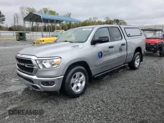 2023 Ram 1500 Big Horn with VIN 1C6SRFBT0PN627388, listed as a Copart auction lot 51246565 with 39,604 mi miles and Salvage title. Bid and sale history available at DreamBid. Image 1.