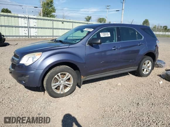 2013 Chevrolet Equinox LS with VIN 2GNALBEK5D6428751, listed as a Copart auction lot 71309185 with 109,404 mi miles and Clean title. Bid and sale history available at DreamBid. Image 1.