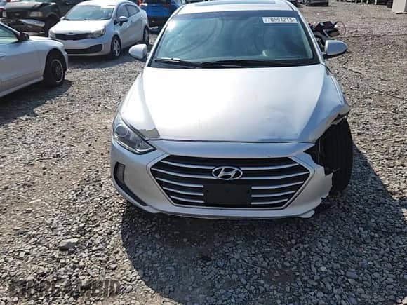 2017 Hyundai Elantra Limited with VIN 5NPD84LF0HH154305, listed as a Copart auction lot 70591215 with 152,956 mi miles and Salvage title. Bid and sale history available at DreamBid. Image 14.